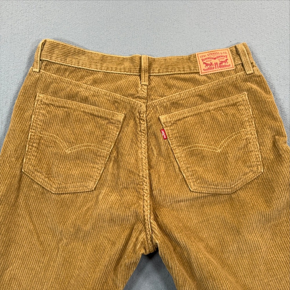 Levis 514 Straight Fit Corduroy Pants Tan Mustard W30 L30 A0964-1842